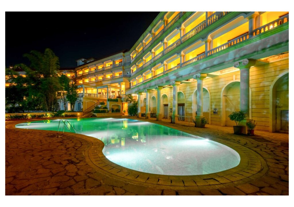 swimming pool with kids pool